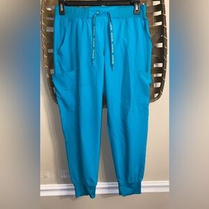 Women’s teal med couture jogger scrub pants